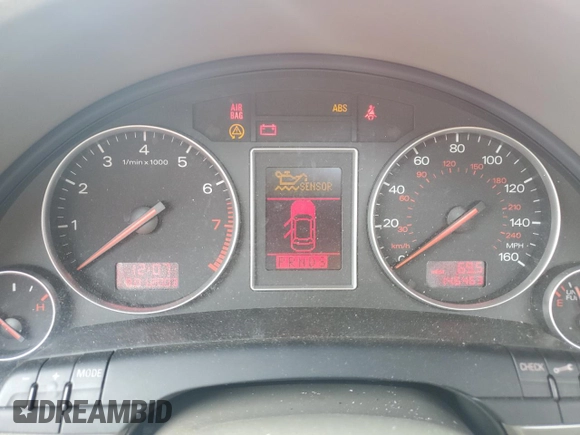 2005 Audi A4 SE с VIN WAULC68E35A068735, выставлен на аукционе Copart как лот 55975355 с пробегом 146 463 миль миль и Списание • Salvage title. История ставок и продаж доступна на DreamBid. Изображение 9.