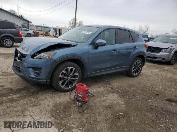 2016 Mazda CX-5 Grand Touring with VIN JM3KE2DY0G0748190, listed as a Copart auction lot 51913155 with 107,997 mi miles and Salvage Title. Bid and sale history available at carsss.com. Image 1.