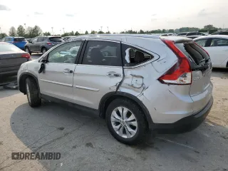 2012 Honda CR-V EX-L with VIN 5J6RM4H79CL059985, listed as a Copart auction lot 58623535 with 38,054 mi miles and Salvage title. Bid and sale history available at DreamBid. Image 2.