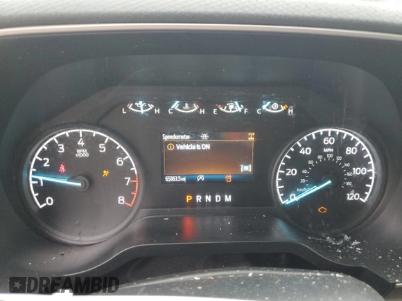 2022 Ford F-150 XL with VIN 1FTMF1CB5NKD89975, listed as a Copart auction lot 57443525 with 65,183 mi miles and Clean title. Bid and sale history available at DreamBid. Image 9.