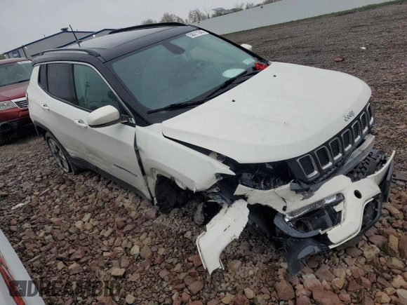 2019 Jeep Compass Limited z VIN 3C4NJDCB0KT599043, wystawiony jako Copart lot #56011245 z przebiegiem Nie podano mil oraz Szkoda całkowita • Salvage title. Historia ofert i sprzedaży dostępna na DreamBid. Obrazek 4.