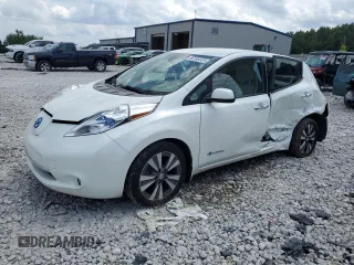 2015 Nissan LEAF SV with VIN 1N4AZ0CP9FC310812, listed as a Copart auction lot 66195325 with 79,710 mi miles and Clean title. Bid and sale history available at DreamBid. Image 1.
