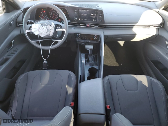 2021 Hyundai Elantra SEL with VIN 5NPLM4AG0MH032671, listed as a Copart auction lot 45657715 with 17,771 mi miles and Salvage Title. Bid and sale history available at carsss.com. Image 8.