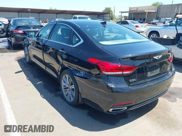 2018 Genesis G80 3.8L с VIN KMHGN4JE3JU284909, выставлен на аукционе IAAI как лот 42188611 с пробегом 37 215 миль миль и . История ставок и продаж доступна на DreamBid. Изображение 3.