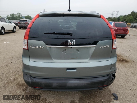 2012 Honda CR-V EX-L with VIN 5J6RM4H73CL016548, listed as a Copart auction lot 60822685 with 139,691 mi miles and Salvage title. Bid and sale history available at DreamBid. Image 6.