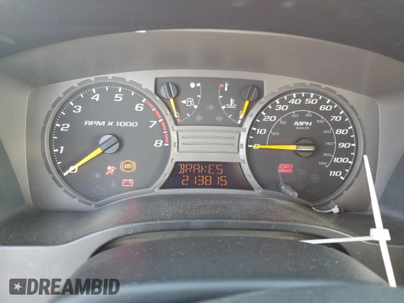 2005 GMC Canyon SLE Z85 with VIN 1GTCS196858146188, listed as a Copart auction lot 73087244 with 213,815 mi miles and Salvage Title. Bid and sale history available at carsss.com. Image 9.