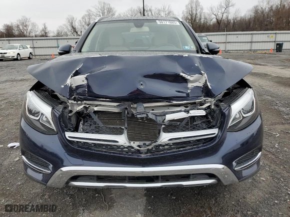 2018 Mercedes-Benz GLC with VIN WDC0G4KB9JV029917, listed as a Copart auction lot 50171885 with 75,460 mi miles and Salvage Title. Bid and sale history available at carsss.com. Image 5.