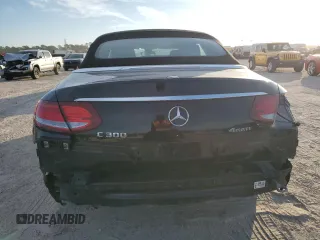 2018 Mercedes-Benz C 300 with VIN WDDWK4KB5JF703883, listed as a Copart auction lot 82379194 with 40,344 mi miles and Salvage title. Bid and sale history available at DreamBid. Image 6.