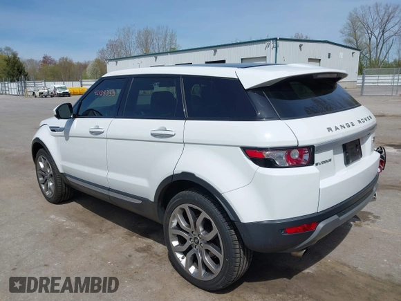 2015 Land Rover Range Rover Evoque Prestige with VIN SALVV2BG4FH076675, listed as a IAAI auction lot 42138353 with 99,751 mi miles and . Bid and sale history available at DreamBid. Image 3.