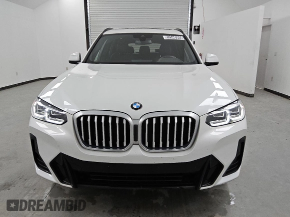 2024 BMW X3 sDrive30i with VIN 5UX43DP08R9W57559, listed as a Copart auction lot 52648995 with 23,026 mi miles and Clean Title. Bid and sale history available at DreamBid. Image 5.