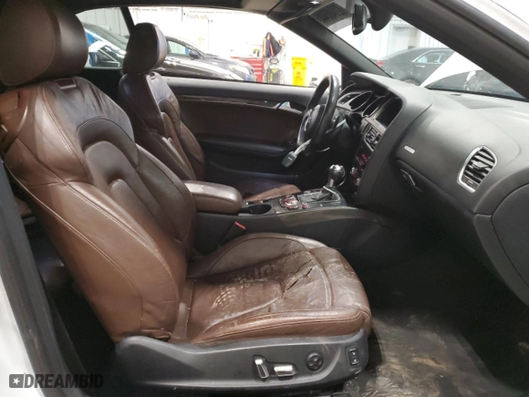 2013 Audi S5 Premium Plus with VIN WAUCGAFH2DN007274, listed as a Copart auction lot 82046544 with 131,314 mi miles and Clean Title. Bid and sale history available at carsss.com. Image 7.