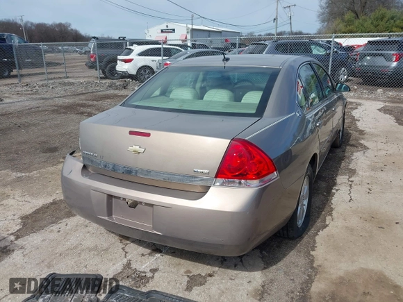 2007 Chevrolet Impala LT with VIN 2G1WT58KX79162893, listed as a IAAI auction lot 41821515 with Not Provided miles and . Bid and sale history available at DreamBid. Image 4.