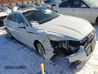 2019 Audi A5 Sportback Premium Plus with VIN WAUBNCF50KA079131, listed as a IAAI auction lot 41509269 with 39,915 mi miles and . Bid and sale history available at DreamBid. Image 1.