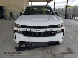 2021 Chevrolet Silverado 1500 Custom with VIN 1GCRWBEH6MZ115879, listed as a Copart auction lot 74552314 with Not Provided miles and Salvage Title. Bid and sale history available at DreamBid. Image 5.