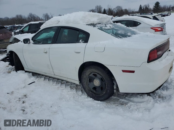 2014 Dodge Charger Police with VIN 2C3CDXAG6EH162499, listed as a Copart auction lot 42625995 with 171,678 mi miles and Salvage Title. Bid and sale history available at DreamBid. Image 2.