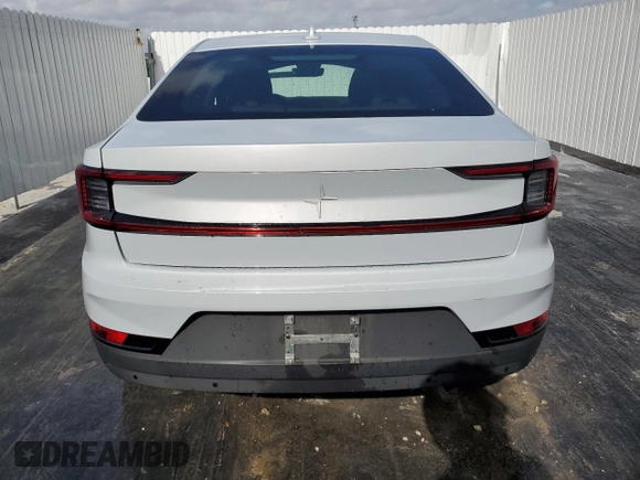 2023 Polestar 2 with VIN YSMEG3KA9PL125990, listed as a Copart auction lot 51814065 with Not Provided miles and Non Repairable. Bid and sale history available at carsss.com. Image 6.