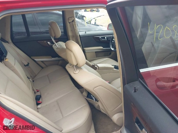 2010 Mercedes-Benz GLK-Class GLK 350 with VIN WDCGG5GB1AF459786, listed as a IAAI auction lot 42085719 with 160,726 mi miles. Bid and sale history available at carsss.com. Image 8.