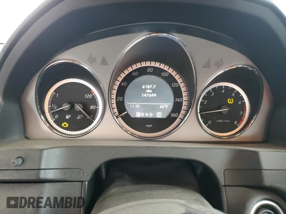 2011 Mercedes-Benz C with VIN WDDGF5EB4BA449124, listed as a Copart auction lot 55182075 with 147,699 mi miles and Clean Title. Bid and sale history available at carsss.com. Image 9.
