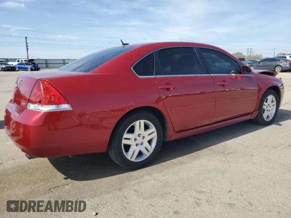 2015 Chevrolet Impala LT with VIN 2G1WB5E33F1115945, listed as a Copart auction lot 52438155 with 70,010 mi miles and Salvage title. Bid and sale history available at DreamBid. Image 3.