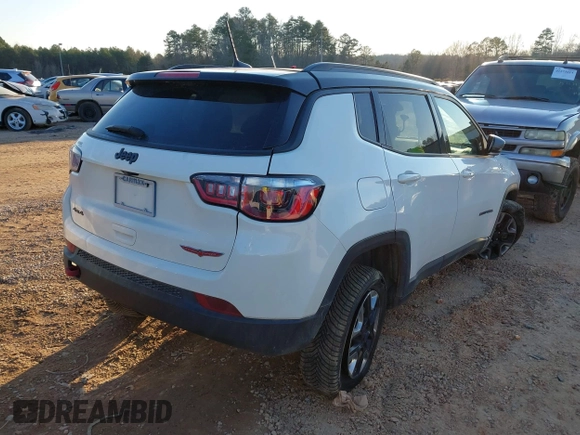 2018 Jeep Compass Trailhawk with VIN 3C4NJDDBXJT199178, listed as a IAAI auction lot 41215543 with 102,271 mi miles and . Bid and sale history available at DreamBid. Image 4.