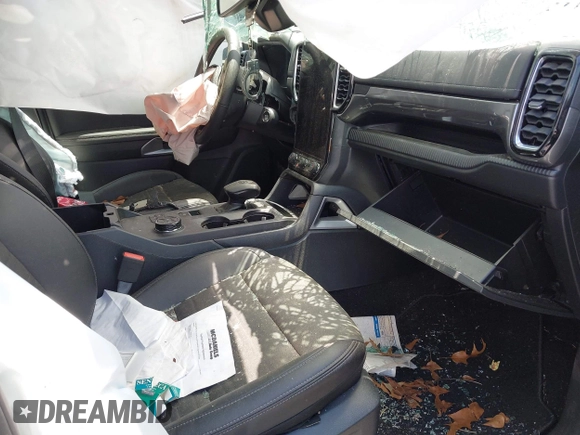 2024 Ford Ranger Lariat with VIN 1FTER4KH3RLE27092, listed as a IAAI auction lot 42726630 with Not provided miles and . Bid and sale history available at DreamBid. Image 5.