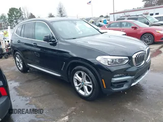 2020 BMW X3 sDrive30i with VIN 5UXTY3C01L9B58559, listed as a IAAI auction lot 41531605 with 120,594 mi miles and . Bid and sale history available at DreamBid. Image 1.