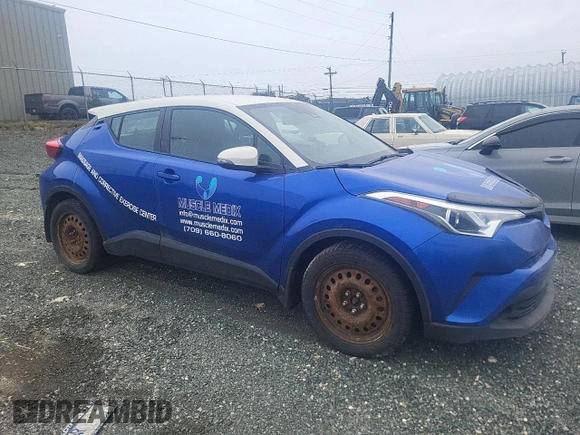 2018 Toyota C-HR XLE with VIN NMTKHMBX1JR063883, listed as a Copart auction lot 52885395 with 185,922 mi miles and Salvage Title. Bid and sale history available at DreamBid. Image 4.