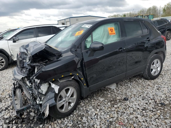2021 Chevrolet Trax LS with VIN KL7CJKSB9MB311681, listed as a Copart auction lot 55221145 with 45,000 mi miles and Non repairable. Bid and sale history available at DreamBid. Image 1.