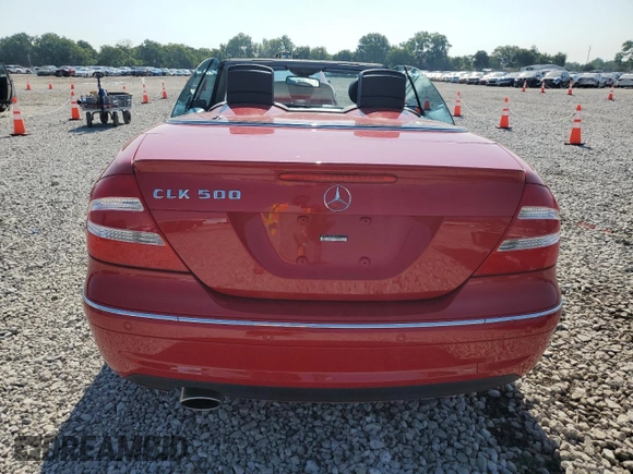 2005 Mercedes-Benz CLK 500 with VIN WDBTK75J65F148366, listed as a Copart auction lot 63041965 with Not provided miles and Salvage title. Bid and sale history available at DreamBid. Image 6.