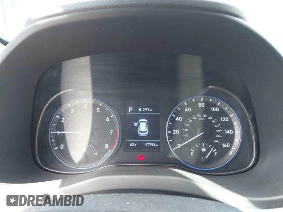 2020 Hyundai Kona SEL with VIN KM8K2CAA0LU401200, listed as a IAAI auction lot 41883466 with 47,796 mi miles and . Bid and sale history available at DreamBid. Image 7.