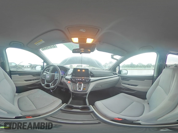 2018 Honda Odyssey EX with VIN 5FNRL6H50JB047999, listed as a Copart auction lot 57819495 with 121,295 mi miles and Salvage title. Bid and sale history available at DreamBid. Image 15.