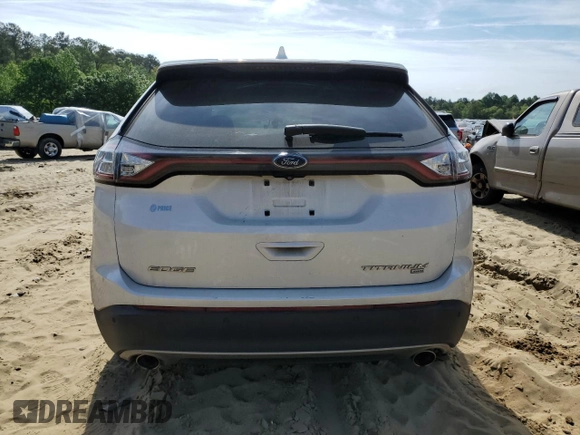 2015 Ford Edge Titanium with VIN 2FMTK4K84FBB07704, listed as a Copart auction lot 48859925 with 0 mi miles and Non Repairable. Bid and sale history available at carsss.com. Image 6.