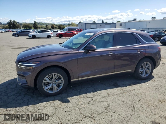 2023 Genesis GV70 2.5T with VIN KMUMADTB9PU095628, listed as a Copart auction lot 51536305 with 49,853 mi miles and Salvage Title. Bid and sale history available at DreamBid. Image 1.