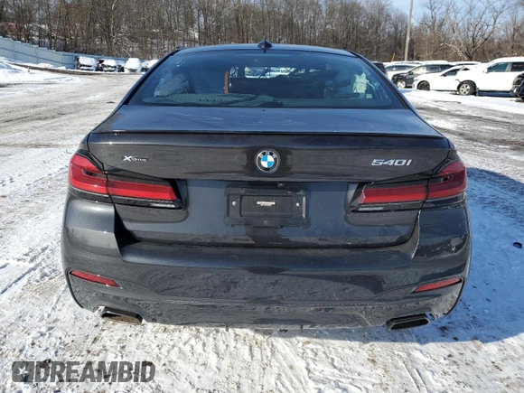 2023 BMW 5 Series 540i xDrive with VIN WBA73BJ09PWX96784, listed as a Copart auction lot 41781825 with Not Provided miles and Salvage Title. Bid and sale history available at carsss.com. Image 6.