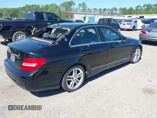 2013 Mercedes-Benz C-Class C 250 Sport with VIN WDDGF4HB5DA862291, listed as a IAAI auction lot 42019950 with Not Provided miles. Bid and sale history available at carsss.com. Image 4.