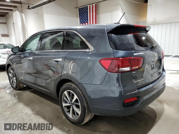 2020 Kia Sorento LX V6 with VIN 5XYPGDA51LG664690, listed as a Copart auction lot 45675565 with 48,553 mi miles and Salvage Title. Bid and sale history available at carsss.com. Image 2.