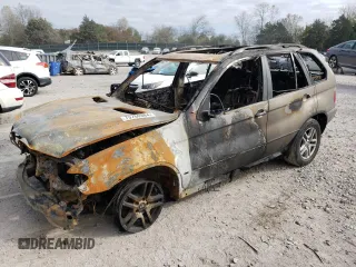 2006 BMW X5 3.0i with VIN 5UXFA13516LY32201, listed as a Copart auction lot 79760984 with 0 mi miles and Salvage Title. Bid and sale history available at carsss.com. Image 1.