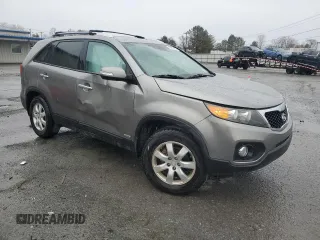 2011 Kia Sorento LX with VIN 5XYKTCA13BG168687, listed as a Copart auction lot 49266065 with 125,786 mi miles and Salvage Title. Bid and sale history available at DreamBid. Image 4.