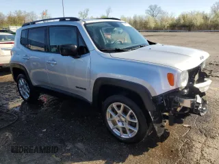 2020 Jeep Renegade Jeepster with VIN ZACNJBAB1LPL06585, listed as a Copart auction lot 54607795 with 81,242 mi miles and Salvage title. Bid and sale history available at DreamBid. Image 4.