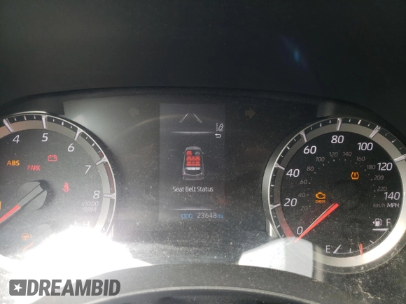 2022 Toyota Highlander L with VIN 5TDCZRBH0NS582664, listed as a Copart auction lot 52276834 with 23,648 mi miles and Salvage title. Bid and sale history available at DreamBid. Image 9.