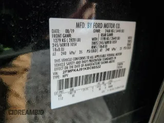 2019 Ford Edge SEL z VIN 2FMPK4J91KBC60322, wystawiony jako Copart lot #53502375 z przebiegiem 103 430 mil mil oraz Szkoda całkowita • Salvage title. Historia ofert i sprzedaży dostępna na DreamBid. Obrazek 13.