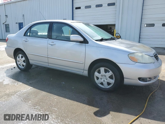 2005 Toyota Corolla CE with VIN 1NXBR32EX5Z398807, listed as a Copart auction lot 50556405 with 281,408 mi miles and Salvage Title. Bid and sale history available at DreamBid. Image 4.