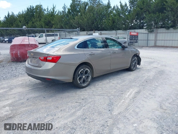 2024 Chevrolet Malibu LT with VIN 1G1ZD5ST2RF138514, listed as a IAAI auction lot 42191535 with 34,048 mi miles and . Bid and sale history available at DreamBid. Image 4.
