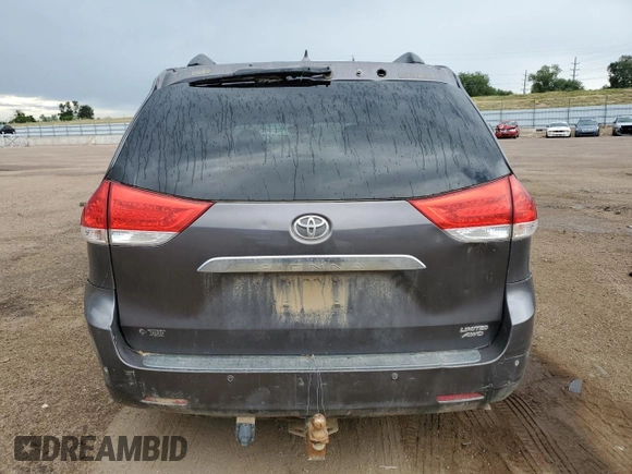 2012 Toyota Sienna XLE with VIN 5TDDK3DC6CS042627, listed as a Copart auction lot 66287715 with 161,548 mi miles and Clean title. Bid and sale history available at DreamBid. Image 6.