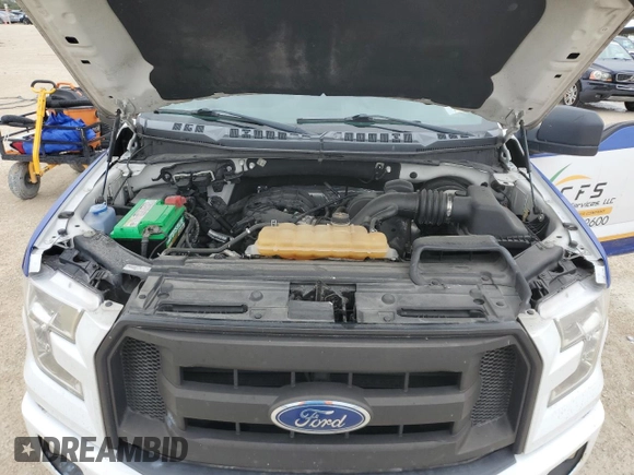 2017 Ford F-150 XL с VIN 1FTEX1C8XHKE06585, выставлен на аукционе Copart как лот 48120145 с пробегом 180 428 миль миль и Списание • Salvage title. История ставок и продаж доступна на DreamBid. Изображение 11.