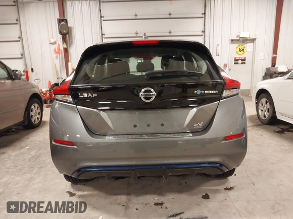 2022 Nissan LEAF SV Plus with VIN 1N4BZ1CV0NC554971, listed as a IAAI auction lot 41348000 with 31,479 mi miles and . Bid and sale history available at DreamBid. Image 16.