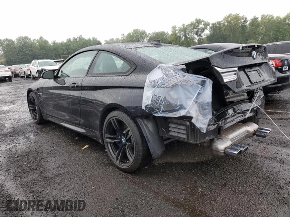2018 BMW M4 with VIN WBS4Y9C50JAG66739, listed as a Copart auction lot 63795104 with 19,388 mi miles and Salvage Title. Bid and sale history available at carsss.com. Image 2.