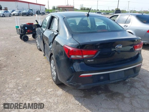 2021 Kia Rio S with VIN 3KPA24AD5ME414282, listed as a IAAI auction lot 41879862 with 68,314 mi miles and . Bid and sale history available at DreamBid. Image 3.