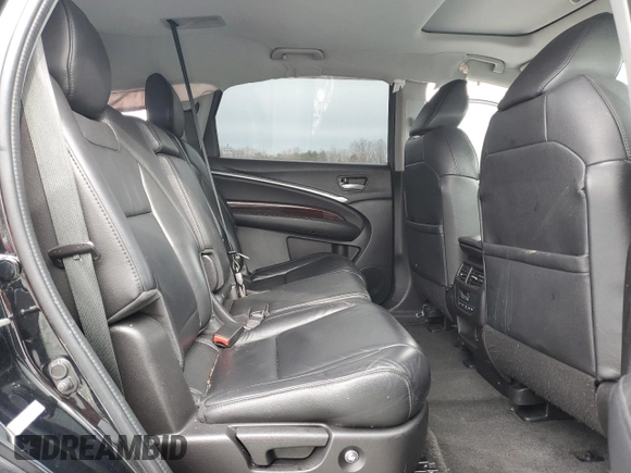 2015 Acura MDX Tech Pkg with VIN 5FRYD3H46FB002750, listed as a Copart auction lot 48331165 with 128,015 mi miles and Salvage Title. Bid and sale history available at carsss.com. Image 11.