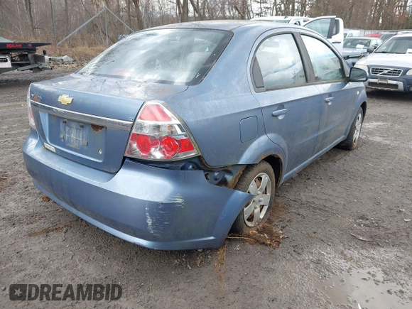 2007 Chevrolet Aveo LS with VIN KL1TD56667B175174, listed as a IAAI auction lot 42012342 with 100,534 mi miles and . Bid and sale history available at DreamBid. Image 4.